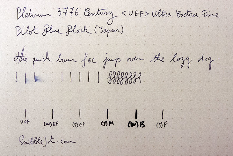 Platinum 3776 Century Ultra Extra Fine Fountain Pen Review