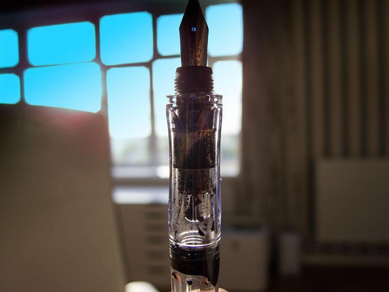 J. Herbin 1670 Stormy Grey + Pilot Penmanship + Time = ?